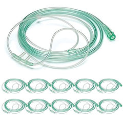 HD HOUDELL high-flow soft cannulas with 7ft tubing for comfortable oxygen delivery.