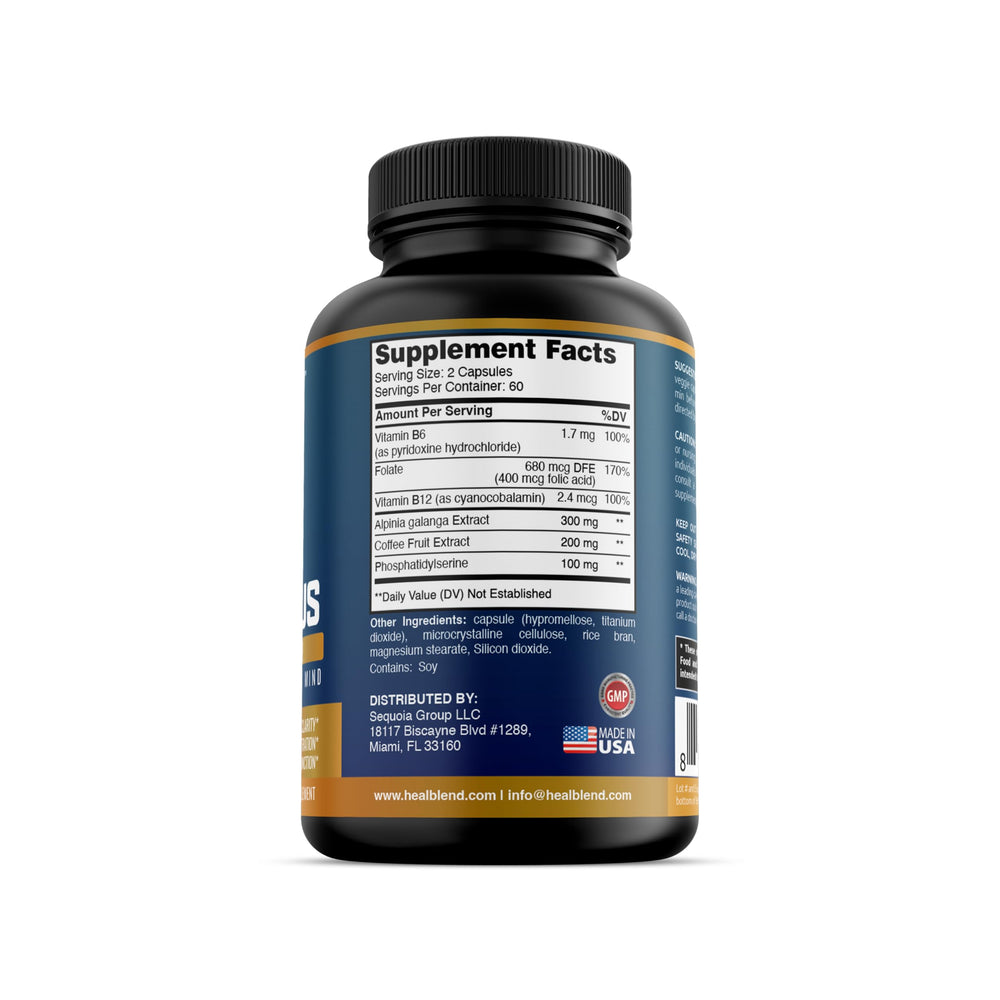 Healblend Neuro Plus with Alpinia Galanga for cognitive support.