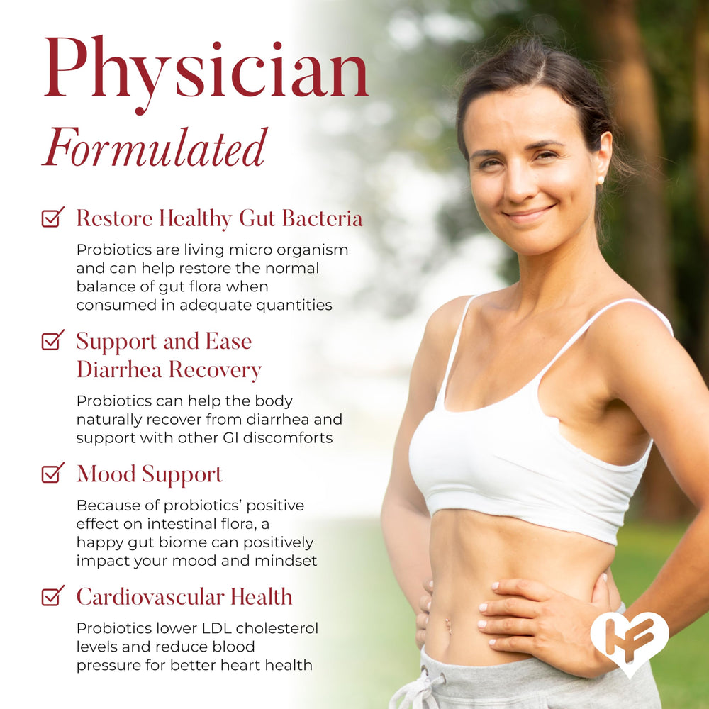 HealFast probiotic capsules pouring demonstrates easy daily use.