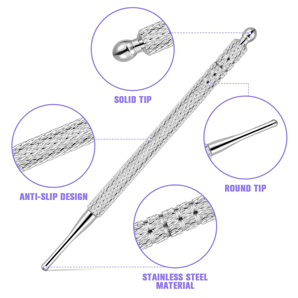 Healifty ear acupressure pen ball-tip provides safe, comfortable use.