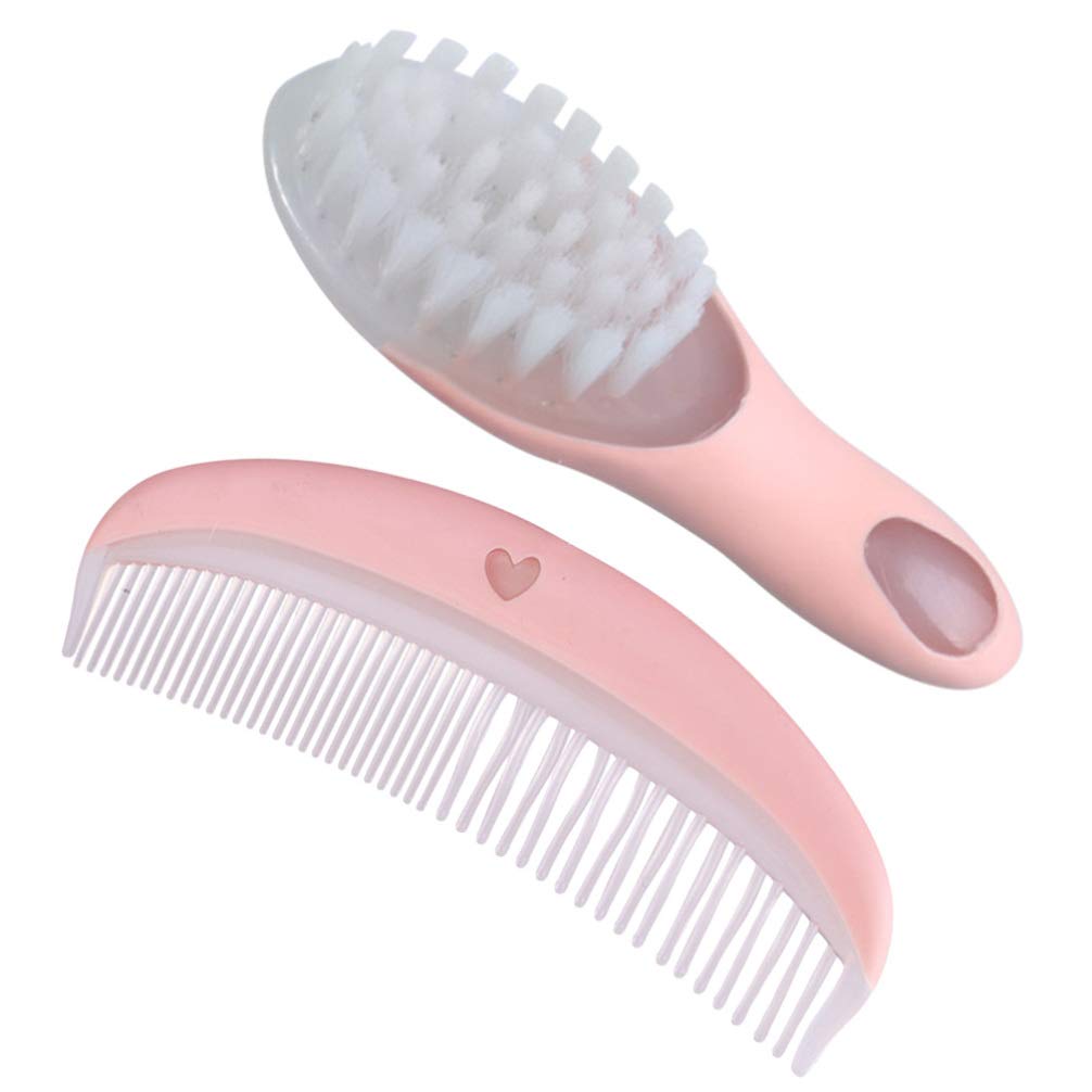 Healifty infant comb with circular teeth designed to protect delicate scalps.