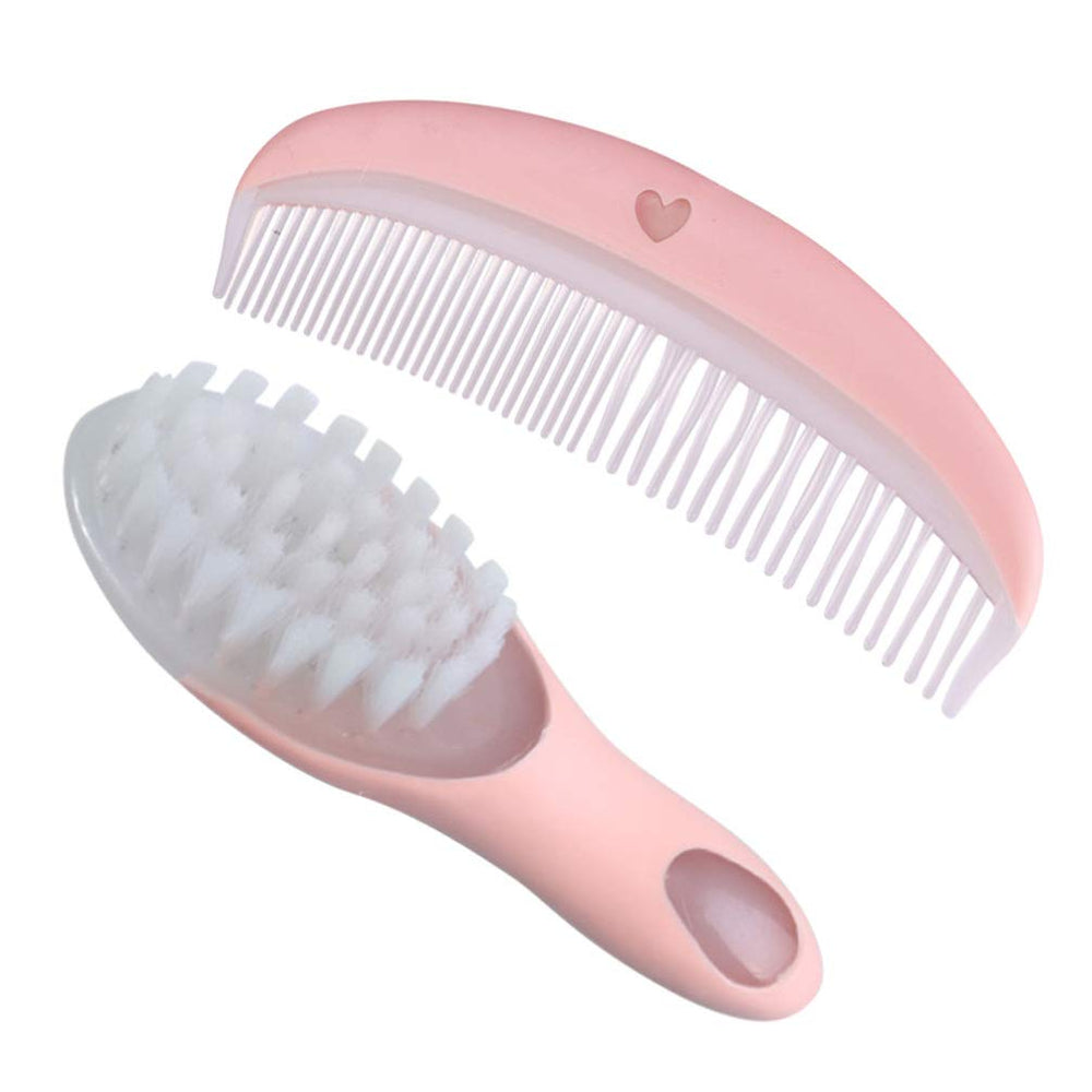 Healifty newborn brush with soft bristles for gentle grooming during bath time.