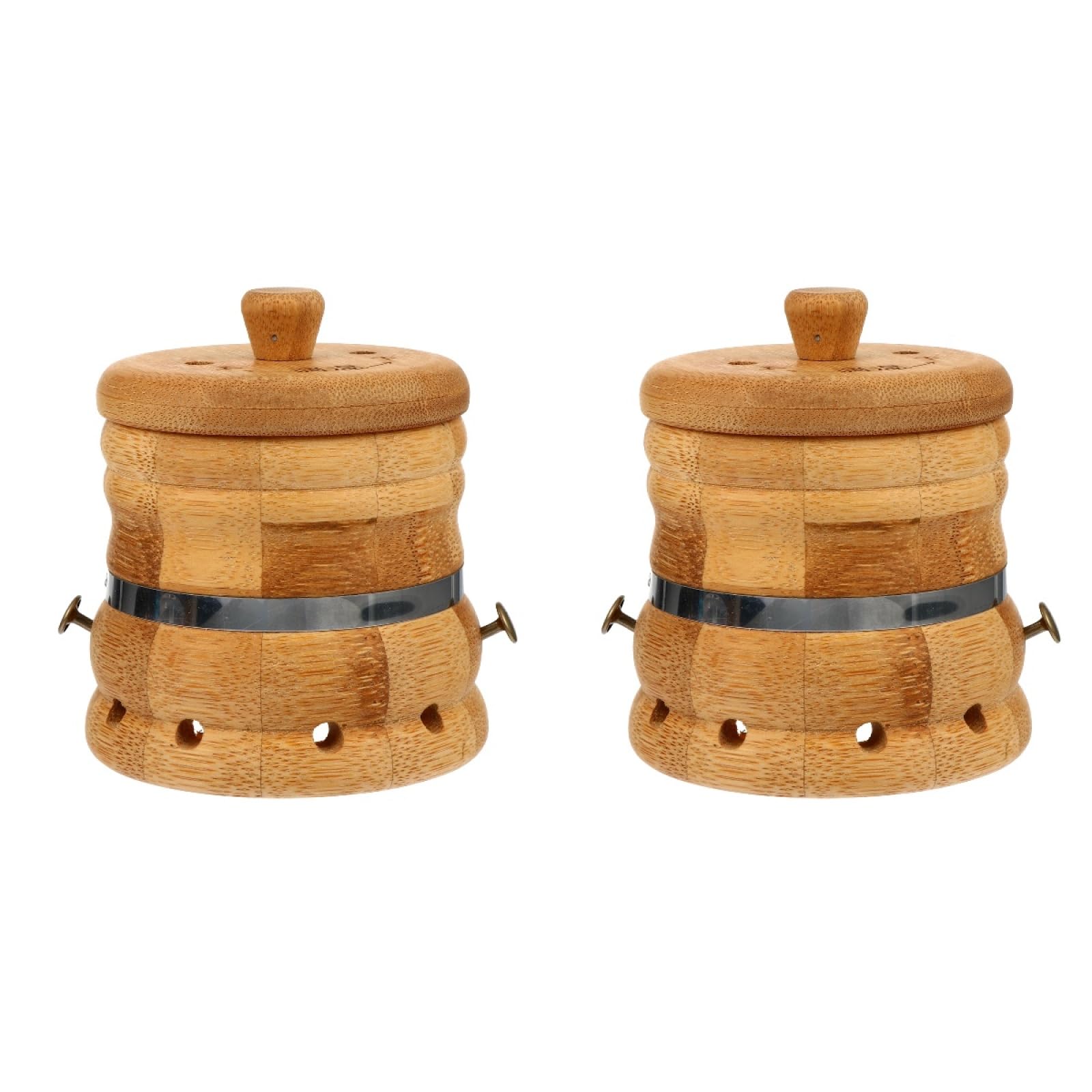Healifty portable moxibustion box with bamboo burner enables smoke-free home therapy.