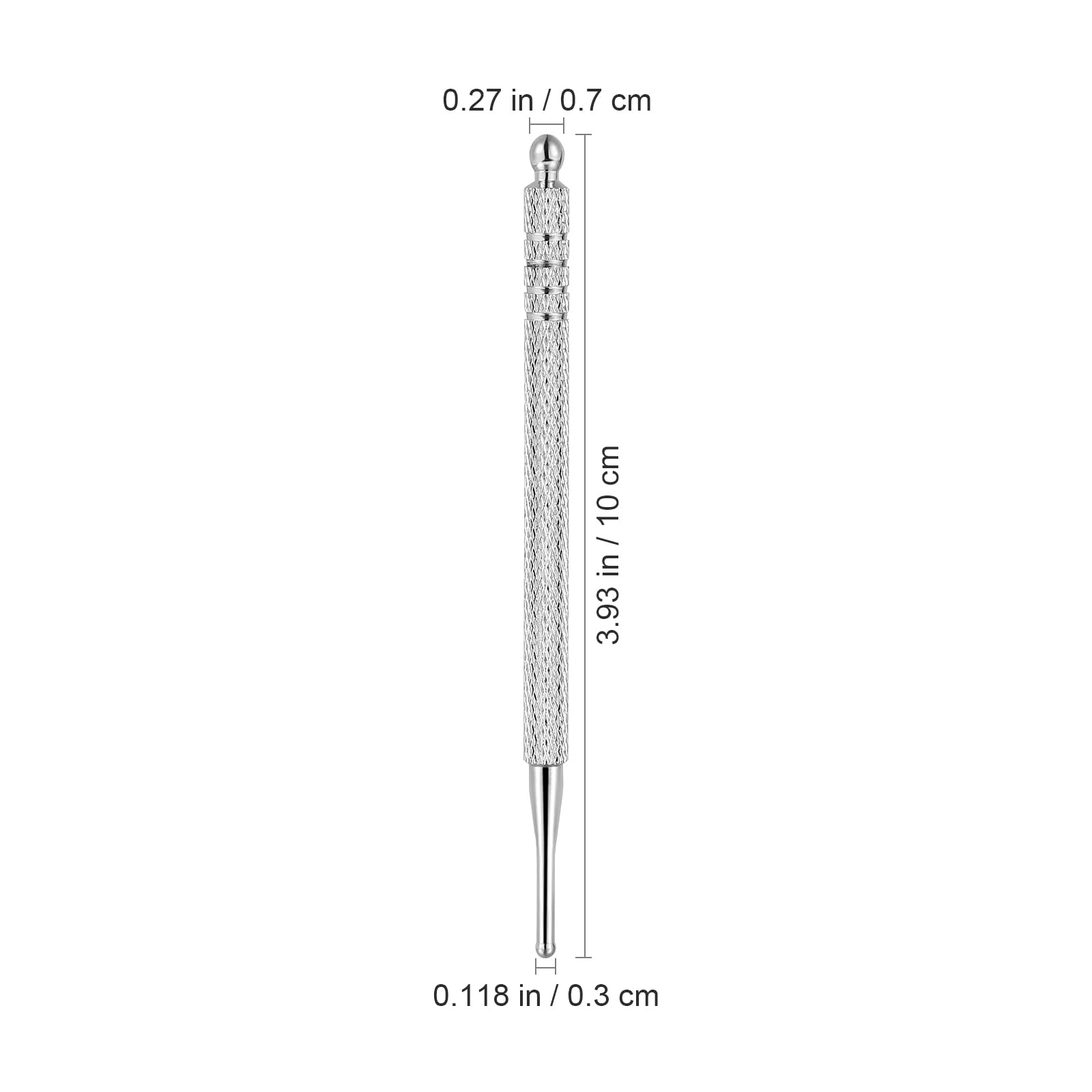 Healifty sleek silver finish adds premium feel to your wellness routine.
