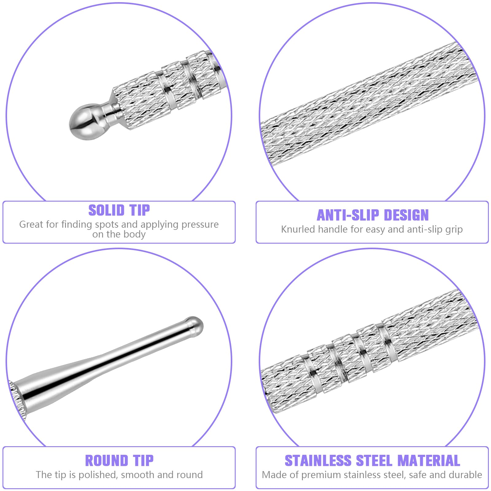 Healifty stainless steel construction for lasting, smooth use.