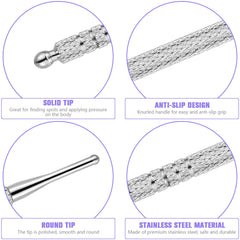 Healifty stainless steel construction for lasting, smooth use.