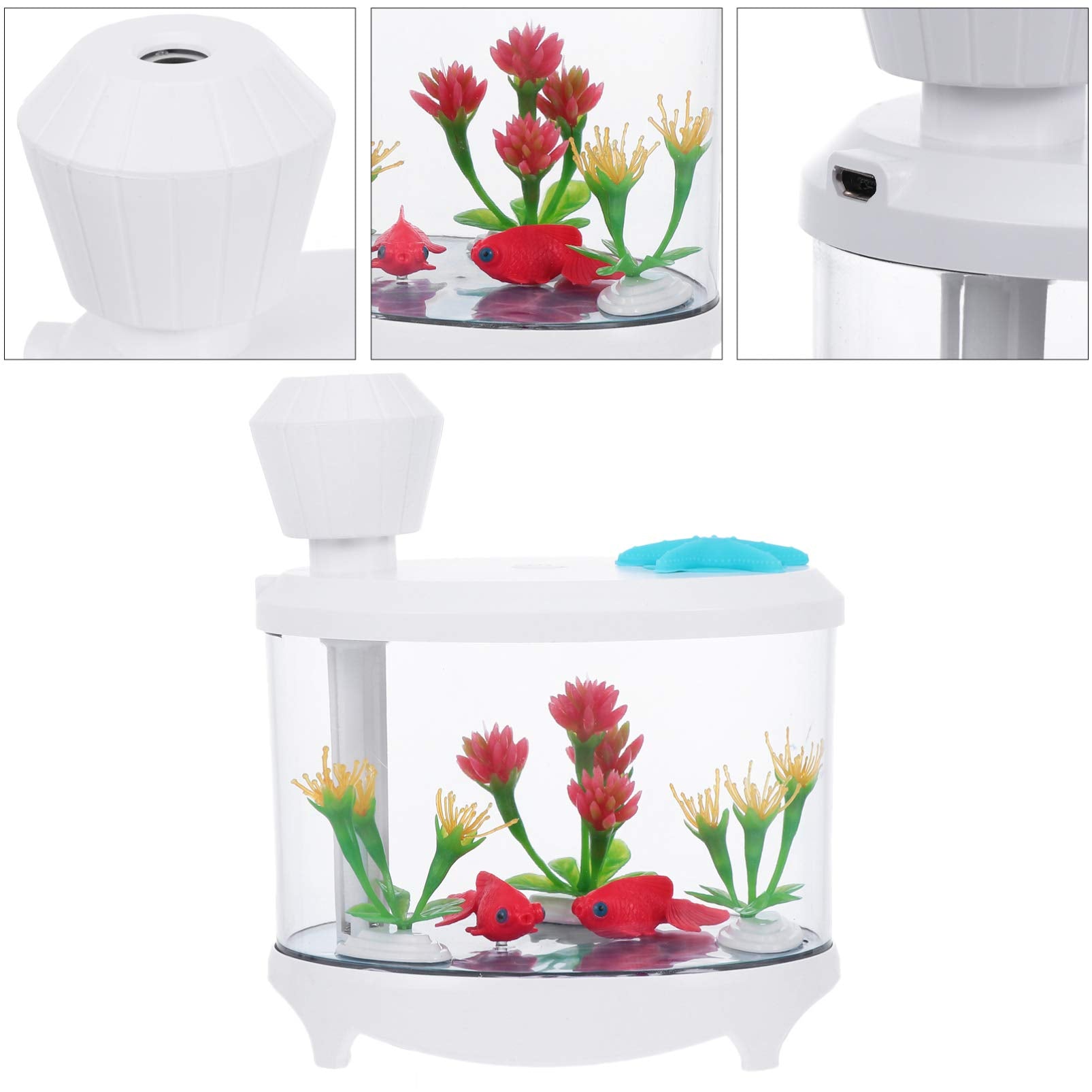 Healifty USB humidifier desk-setup on a tidy workspace