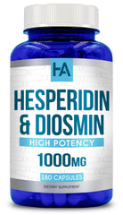 Healing Awakening Hesperidin Plus bottle with capsules for daily wellness support.