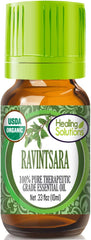 Healing Solutions Ravintsara oil bottle for calming aroma rituals