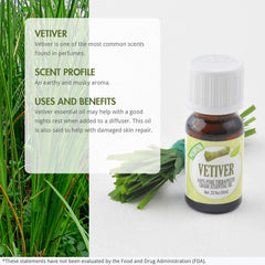 Healing Solutions Vetiver oil diffuser scene creates a calming atmosphere for evenings