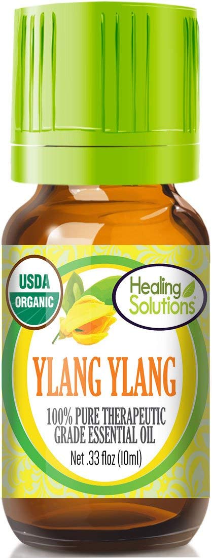 Healing Solutions Ylang Ylang oil bottle pour for diffuser use and calming ambience