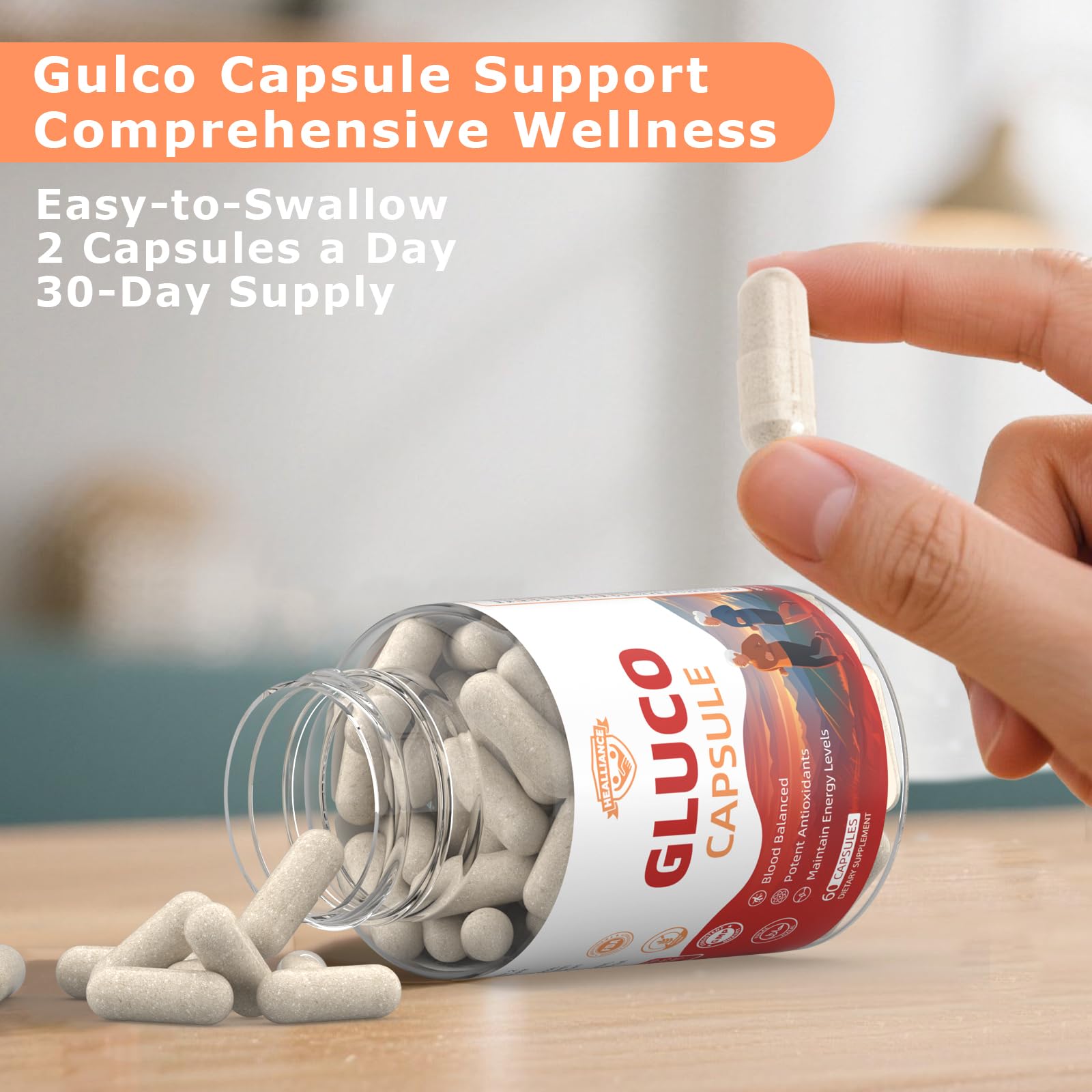 Cinnamon ingredient closeup in Healliance Gluco Blood Balance.