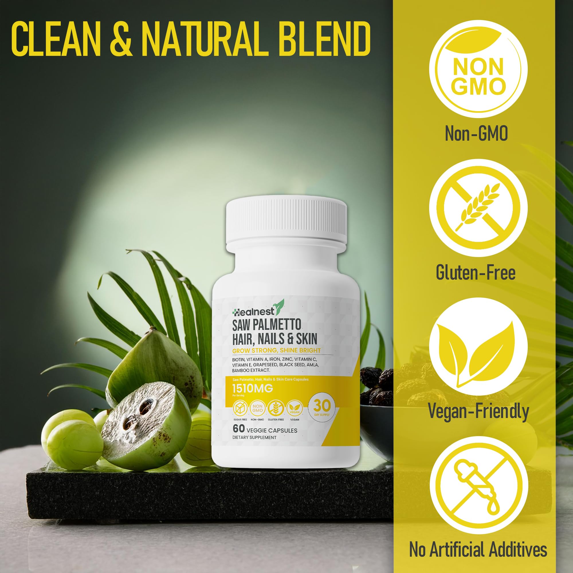 HEALNEST two capsules daily suggested dosage