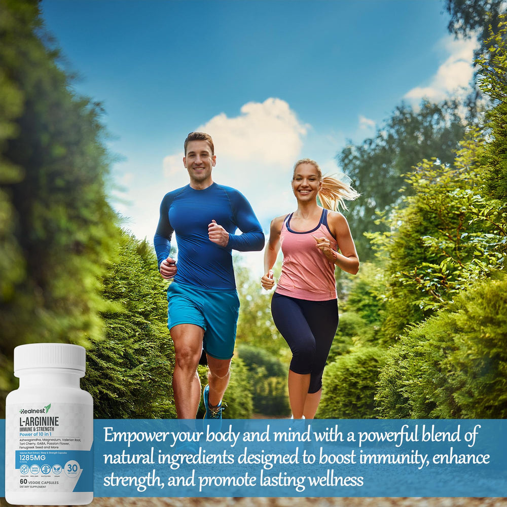 HEALNEST vegan-friendly bottle emphasizes clean ingredients