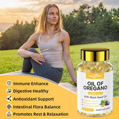 HEALOADING black seed oil softgel emphasizes a natural plant-based blend