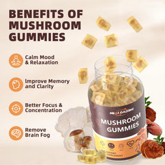 HEALOADING Lions Mane gummies ideal for focused workdays.