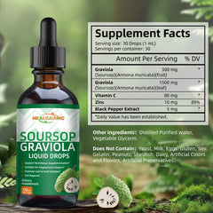 HEALOADING Soursop Bitters Dropper enables precise daily dosing.