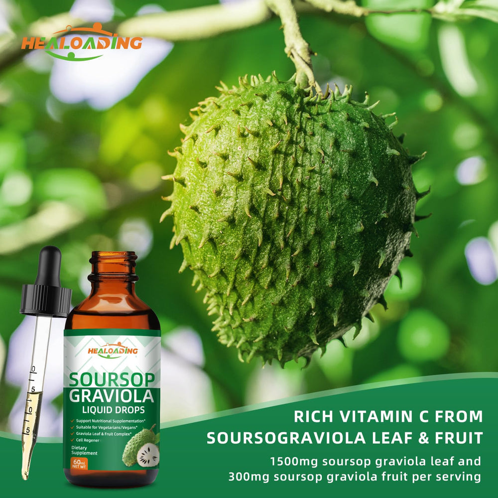 HEALOADING Soursop Bitters Measuring Drops facilitate easy portioning.