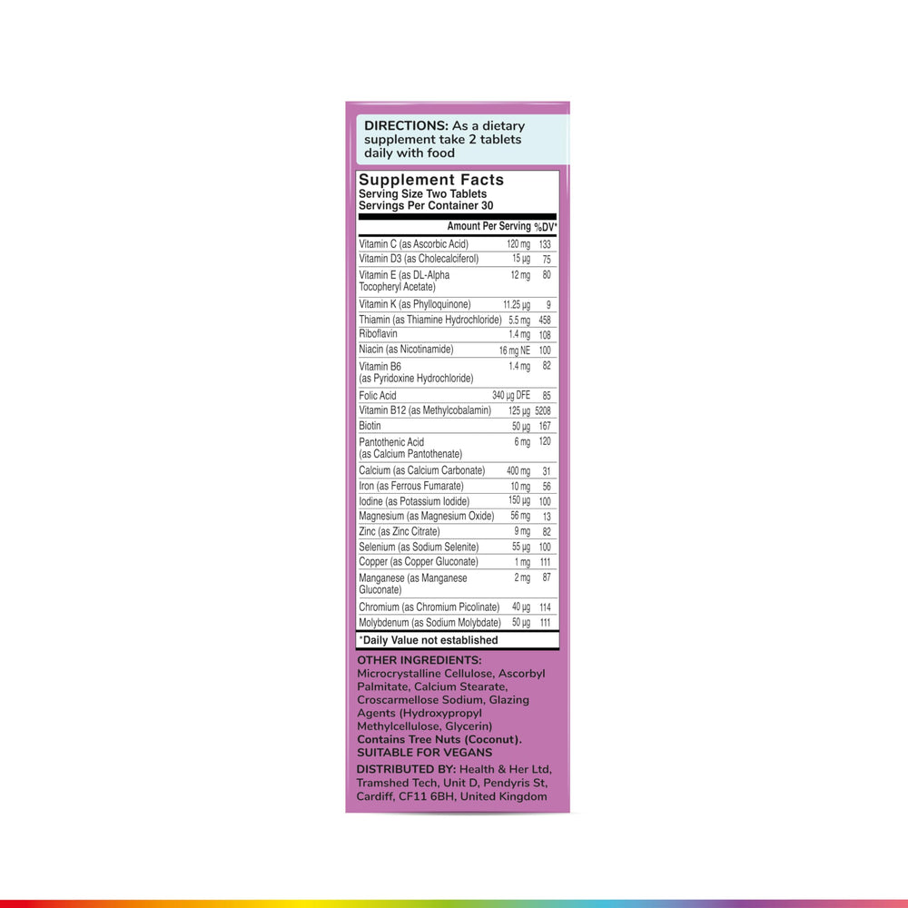 Nutritionist-backed formula with cruelty-free ingredients from Health & Her.
