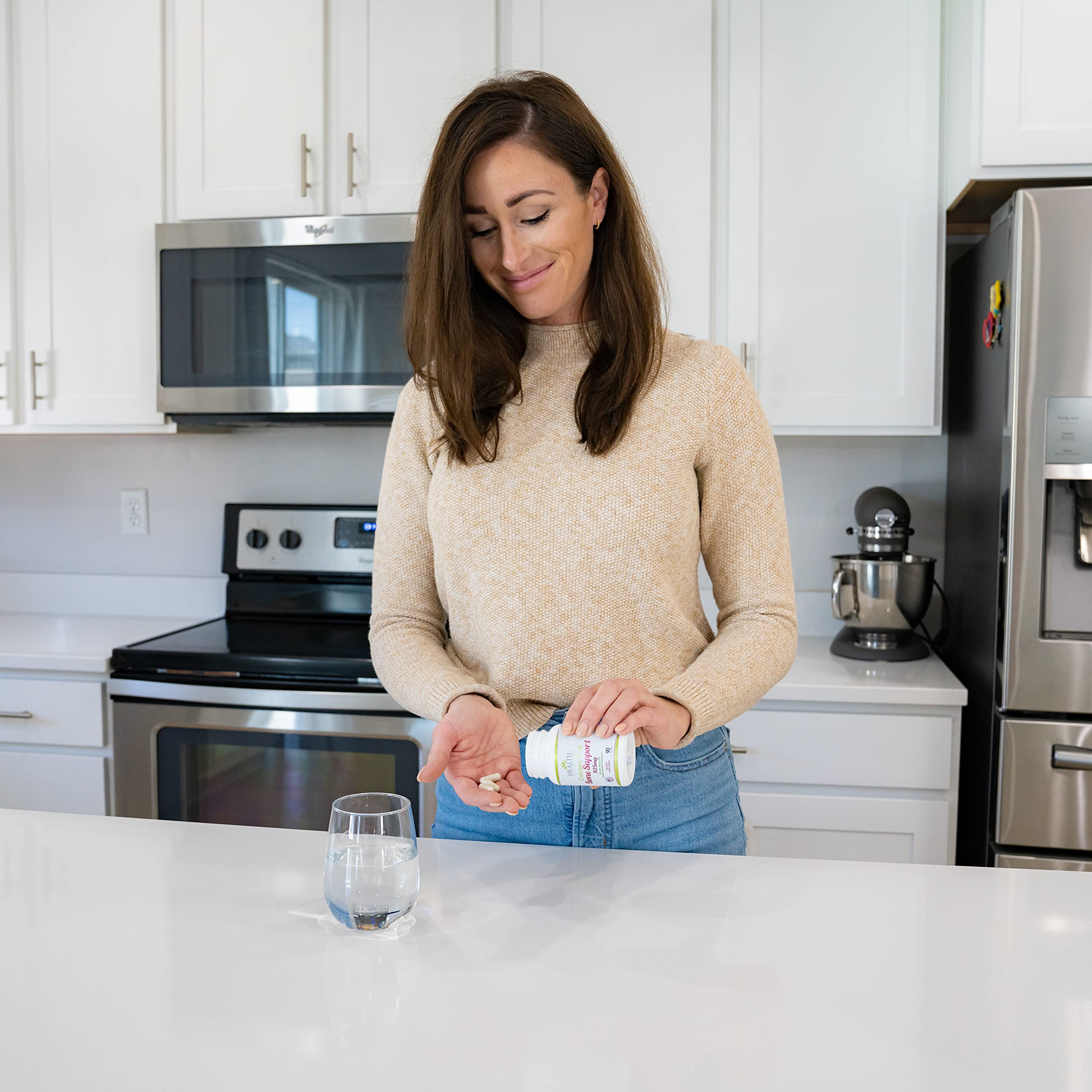 Health As It Ought To Be calcium-free bone support on daily routine for steady intake