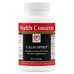 Health Concerns Calm Spirit bottle ready for daily stress relief