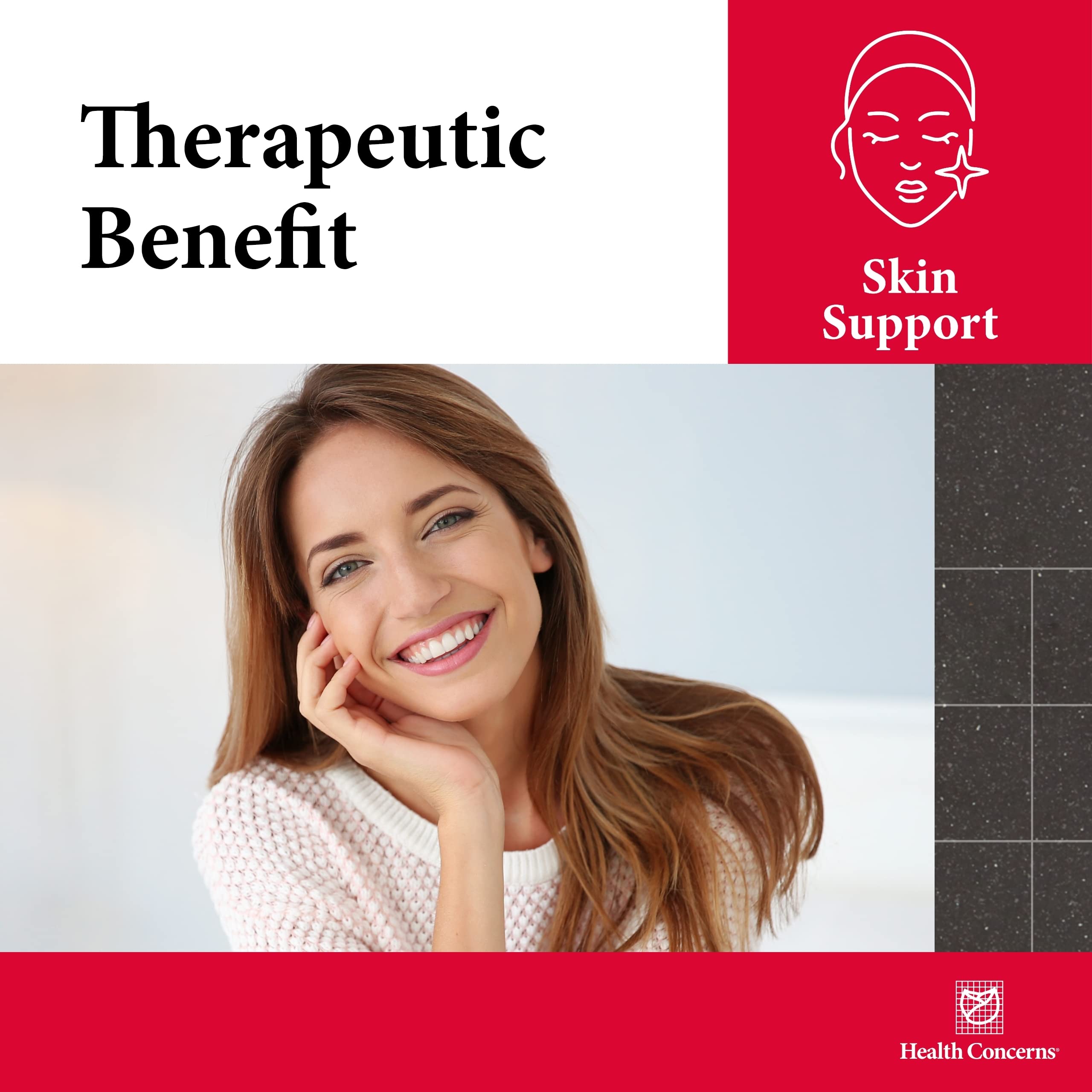 Patch of dry skin showing improved texture after use.
