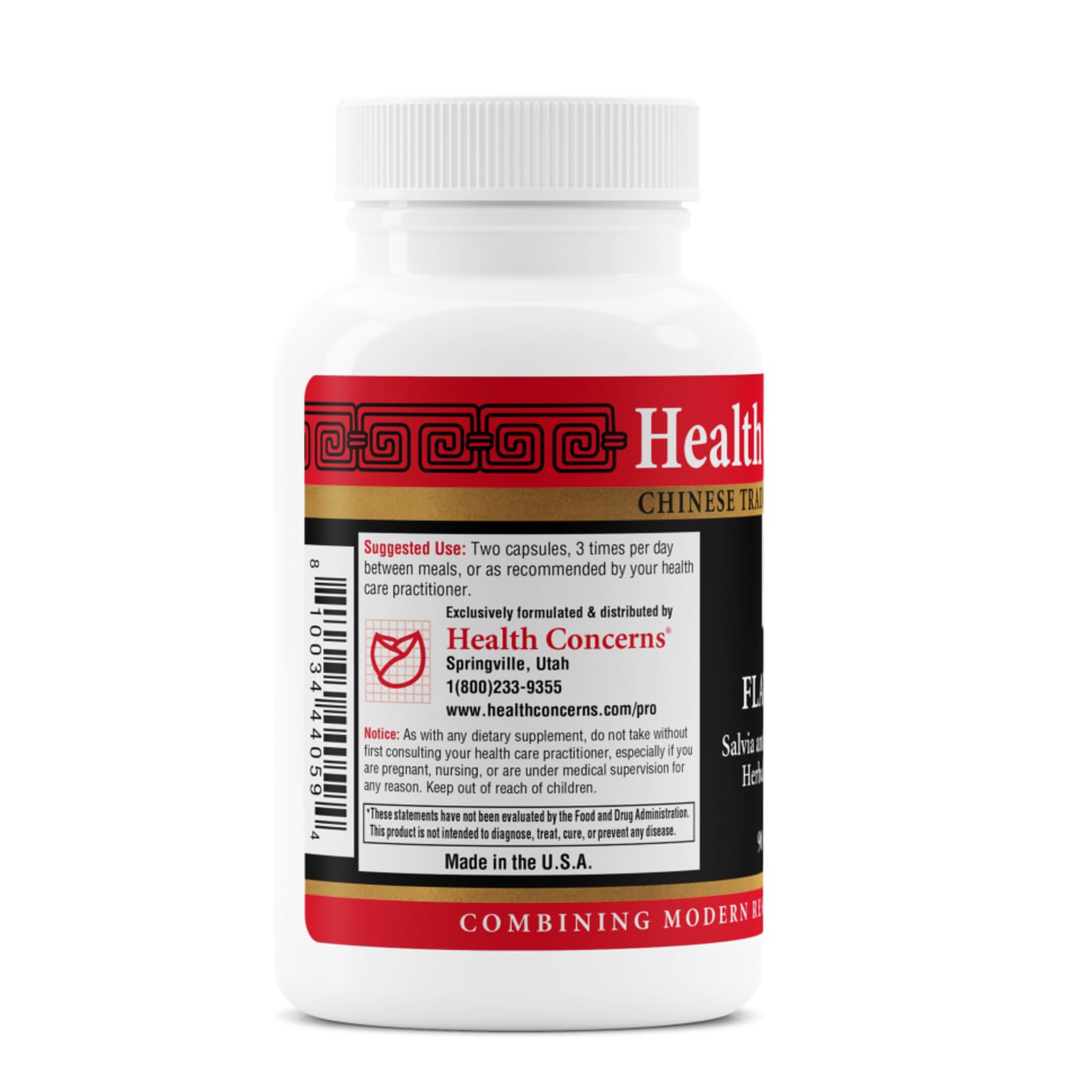 Health Concerns Flavonex packaging shows label for daily wellness planning.