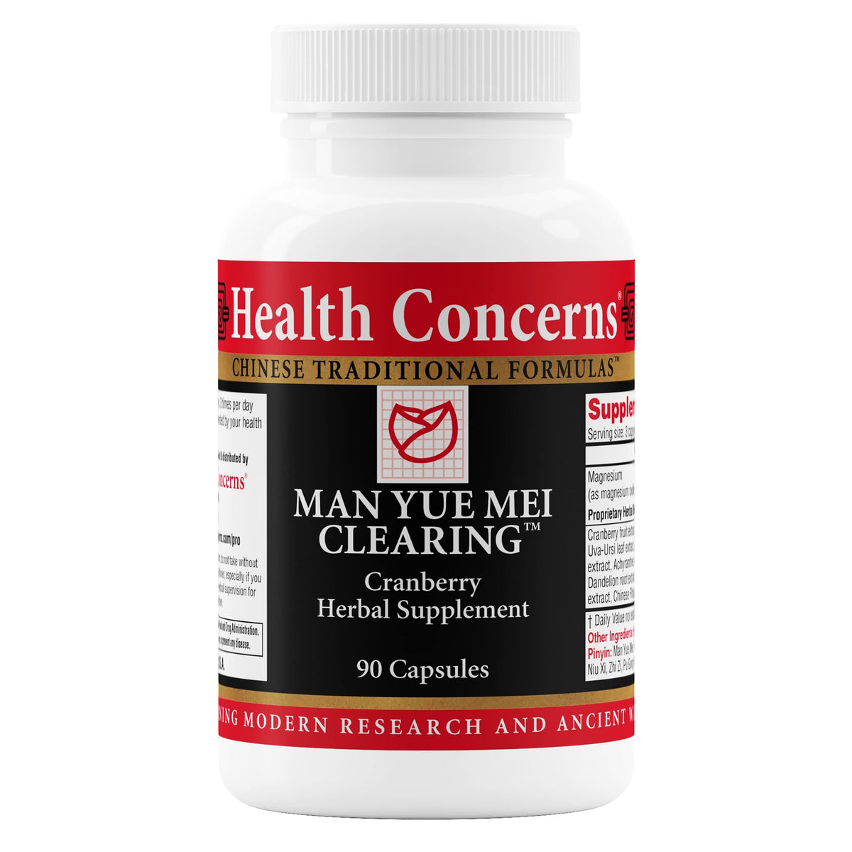 Health Concerns Man Yue Mei Clearing bottle for urinary support
