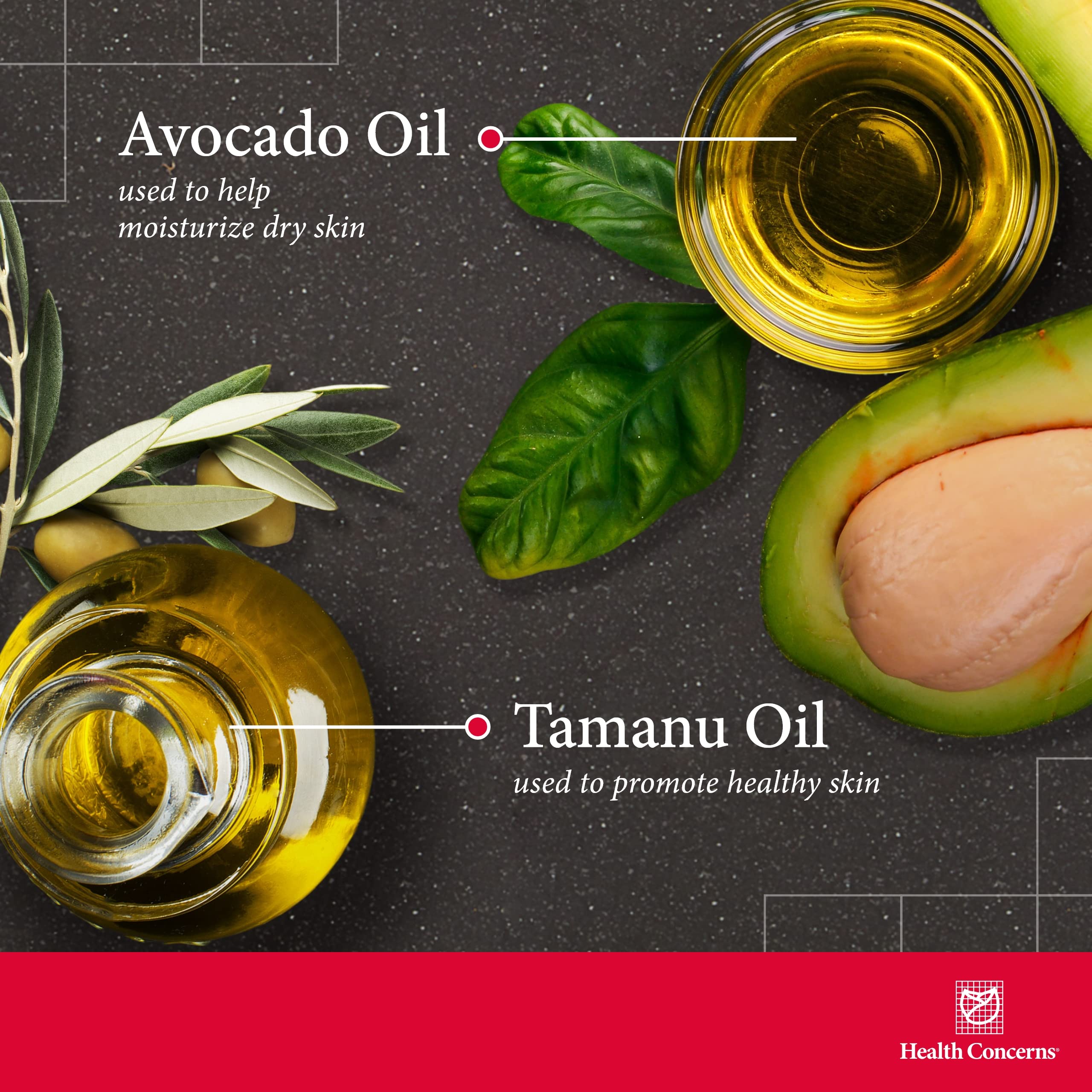 Peppermint oil provides a cooling sensation on irritated areas.