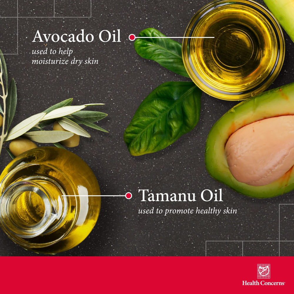 Peppermint oil provides a cooling sensation on irritated areas.