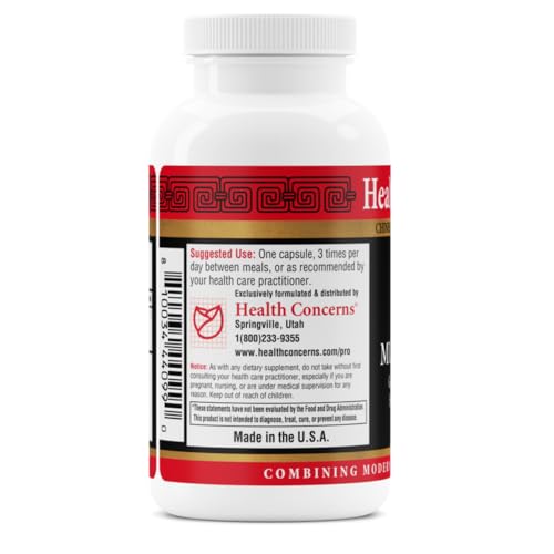 Health Concerns Power Mushrooms Maitake capsule close-up for digestive and respiratory support.
