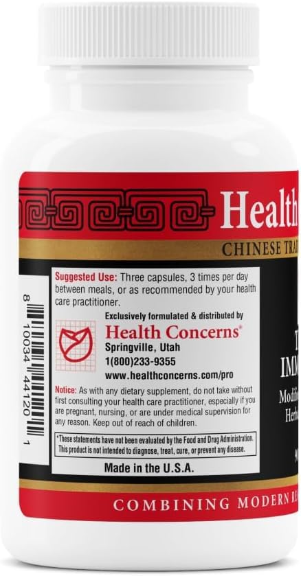 Three Immortals label close-up with herbs for hormonal support