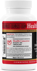 Three Immortals label close-up with herbs for hormonal support