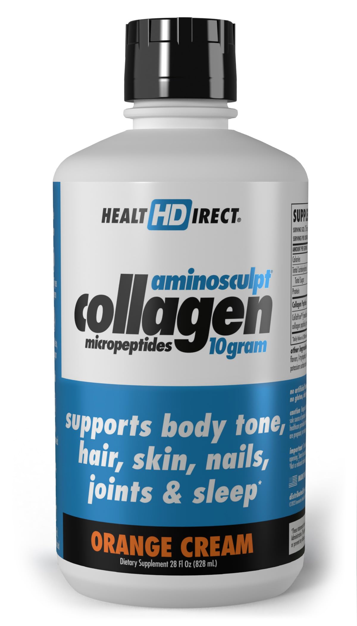 Health Direct AminoSculpt Orange Cream bottle for skin and joint support
