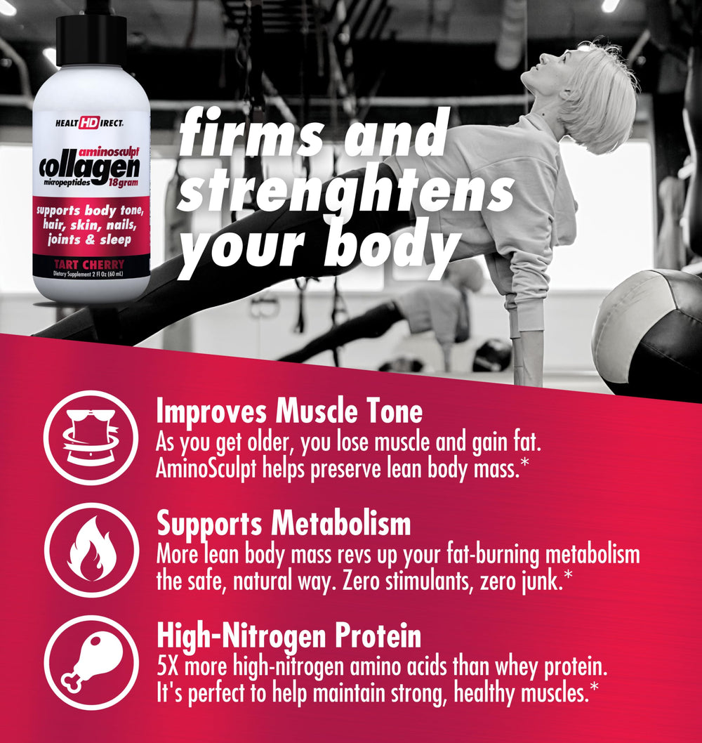 Holding HEALTH DIRECT bottle, ready to take on the go.
