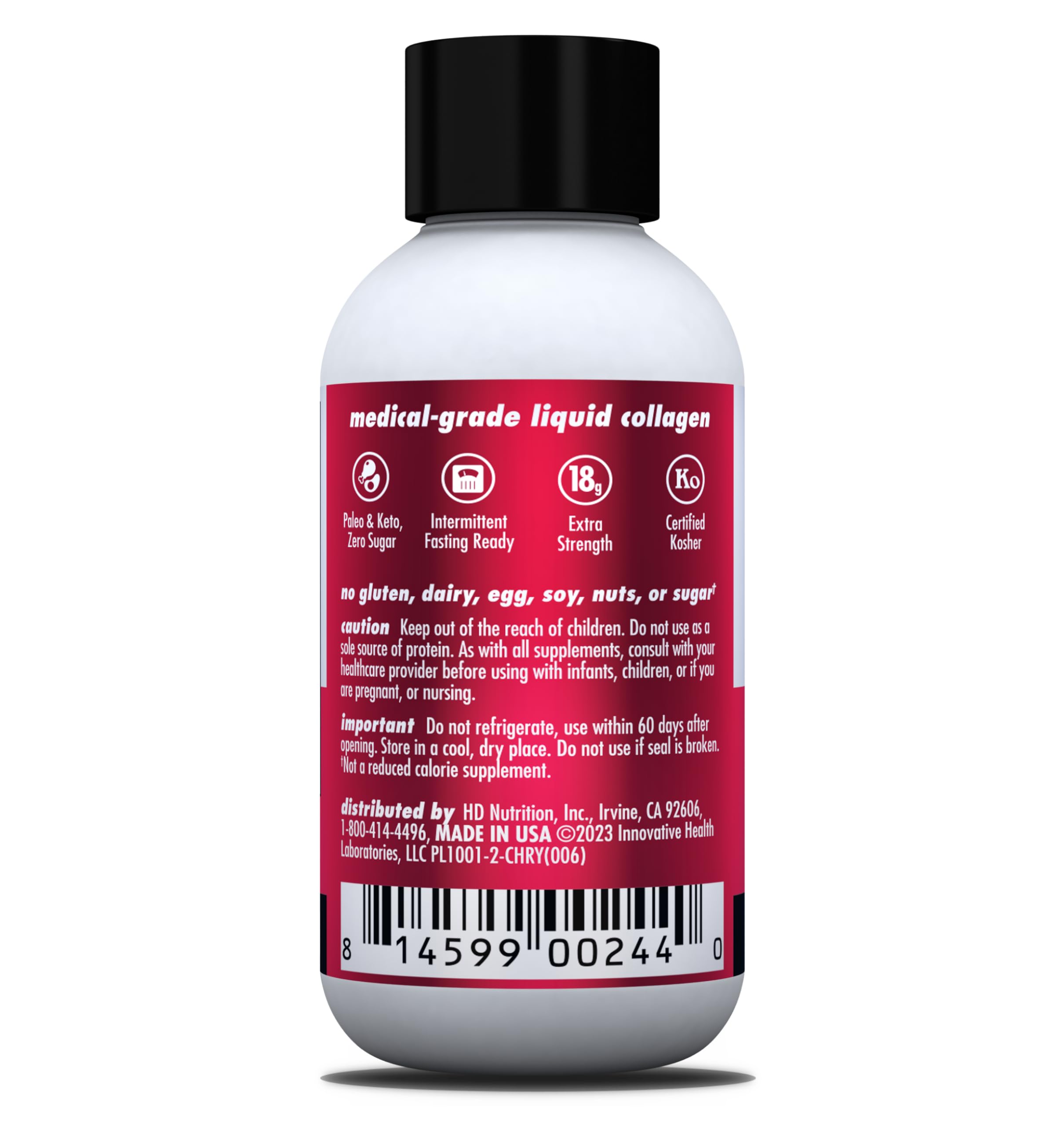 Made in USA with pasture-raised cattle, Kosher certified.