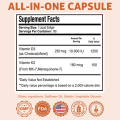 Health Dose bottle on shelf conveys easy daily intake for calcium absorption.