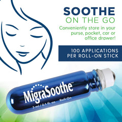 Rigorous purity and potency label on MigraSoothe bottle