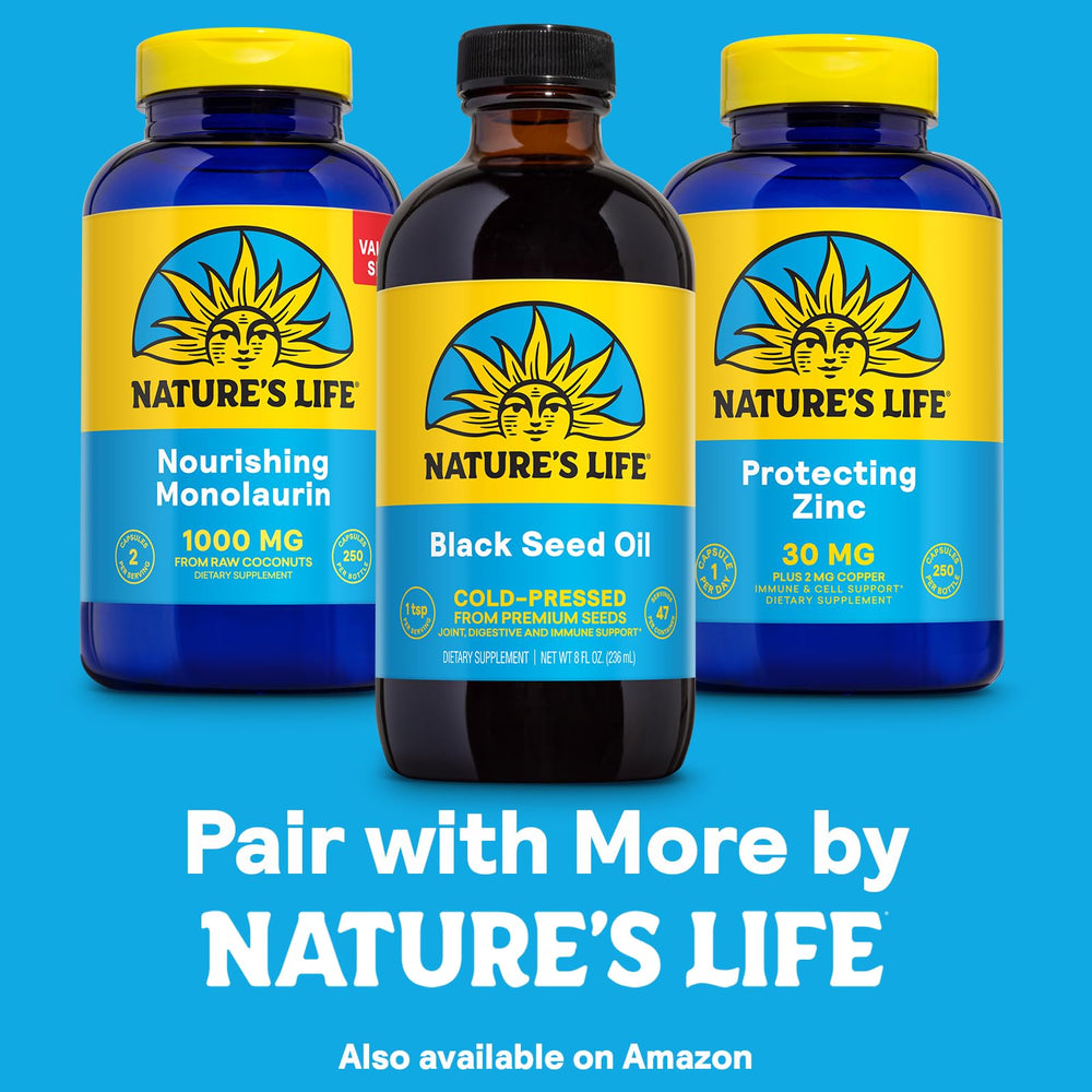 Health From The Sun Nature's Life eco packaging with 1% for the Planet commitment.