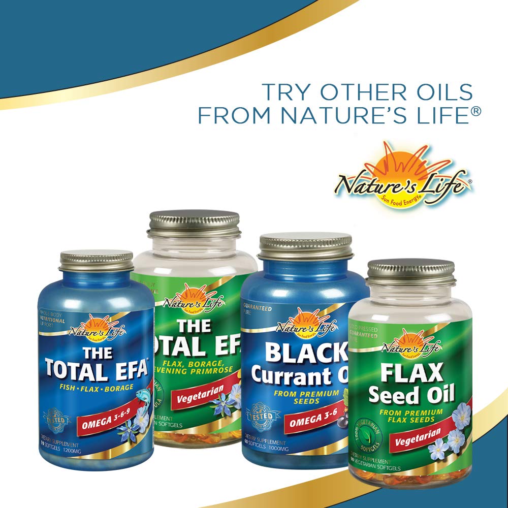 Daily use routine shot featuring Nature's Life Evening Primrose Oil
