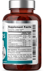 Health Genesis Super B15 capsules close-up illustrating easy daily dosage
