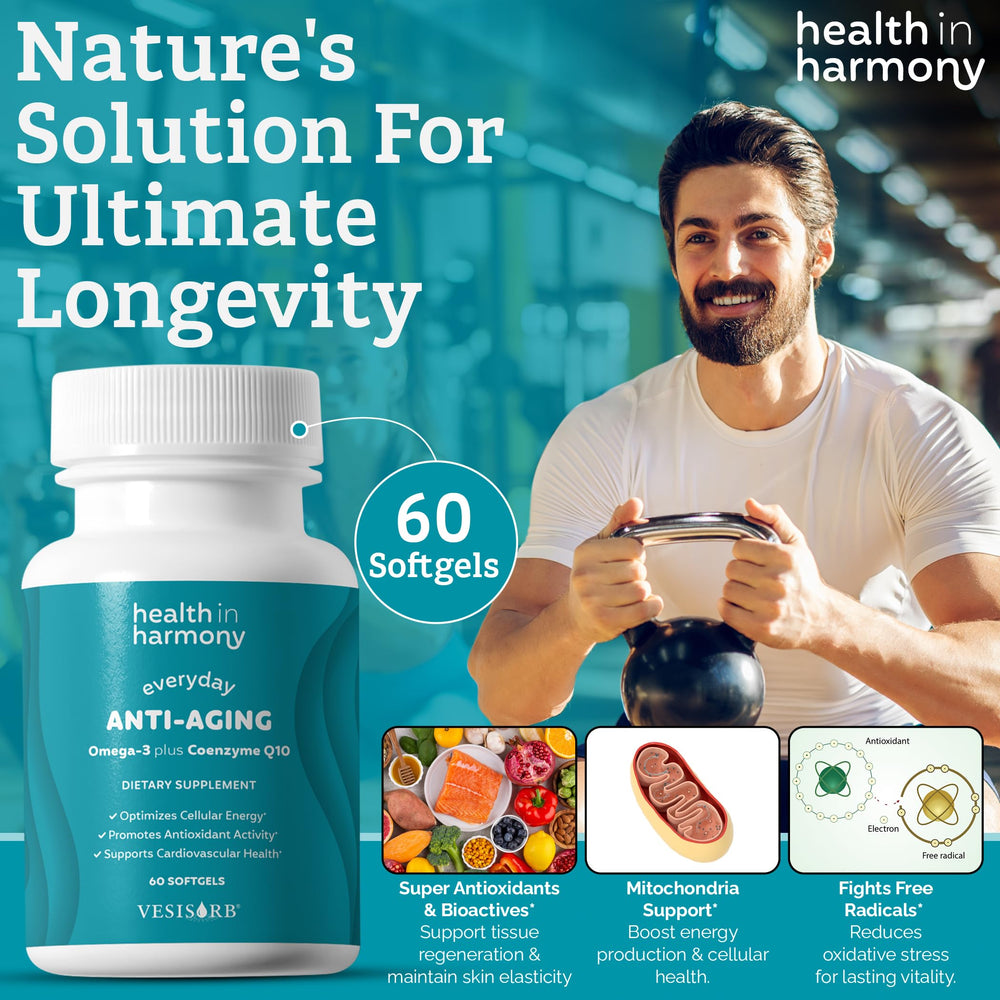 HEALTH IN HARMONY Daily wellness softgels for consistent supplementation