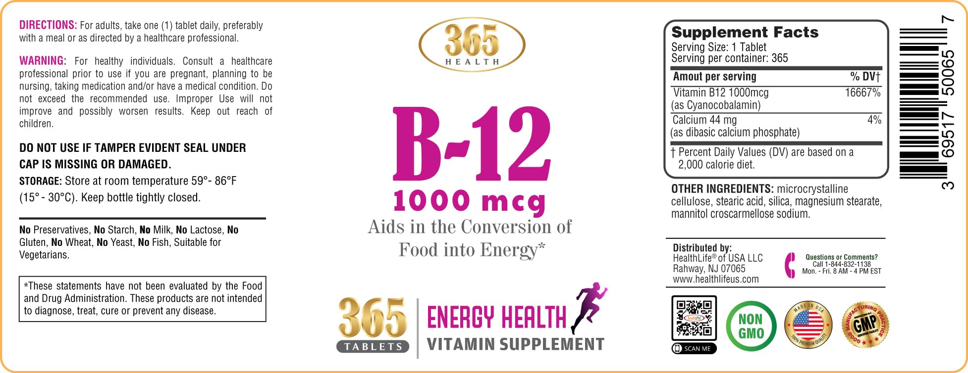 HEALTH LFE pack-of-2 365-bottle set for long-term use