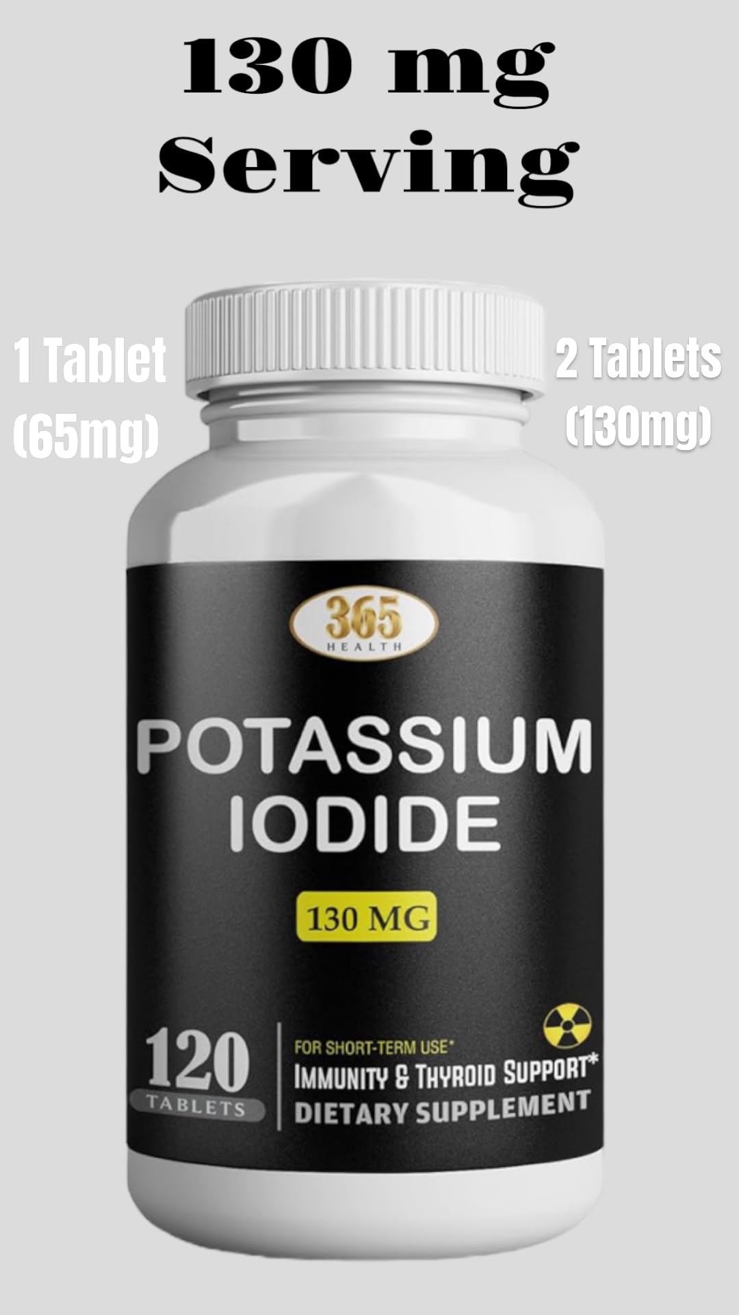 HEALTH LFE Emergency-kit ready setup with potassium iodide tablets