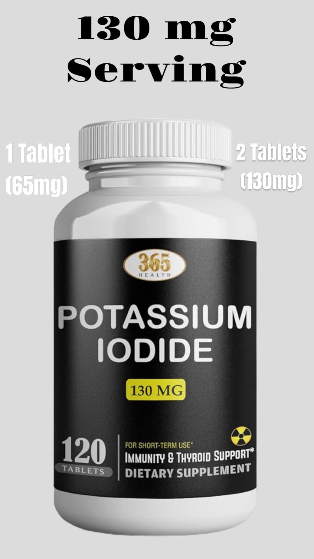 HEALTH LFE Emergency-kit ready setup with potassium iodide tablets