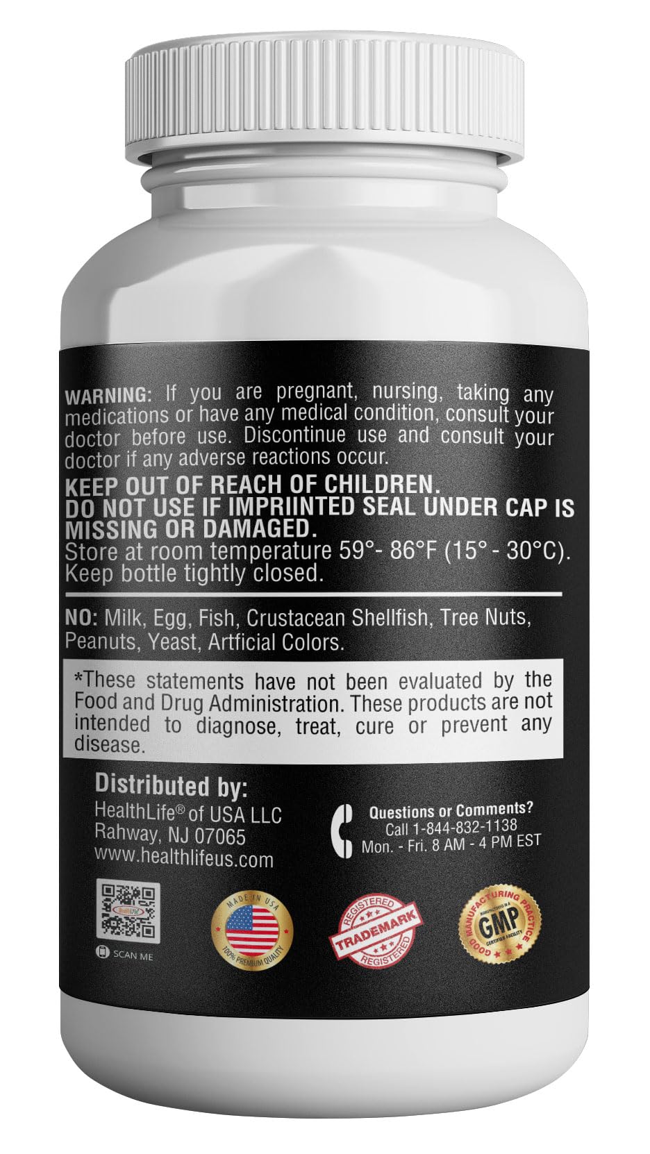 HEALTH LFE Nutrition facts and label reveal information for informed use