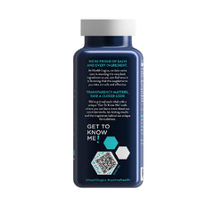 Health Logics Black Seed Oil soft gels being poured for easy dosing.