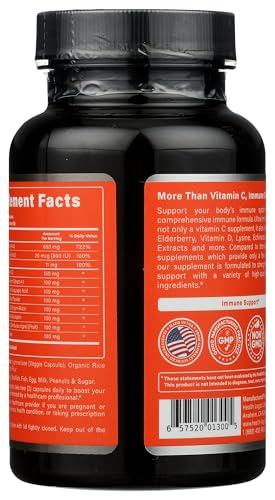Health Logics Fortify bottle back view with label details and benefits