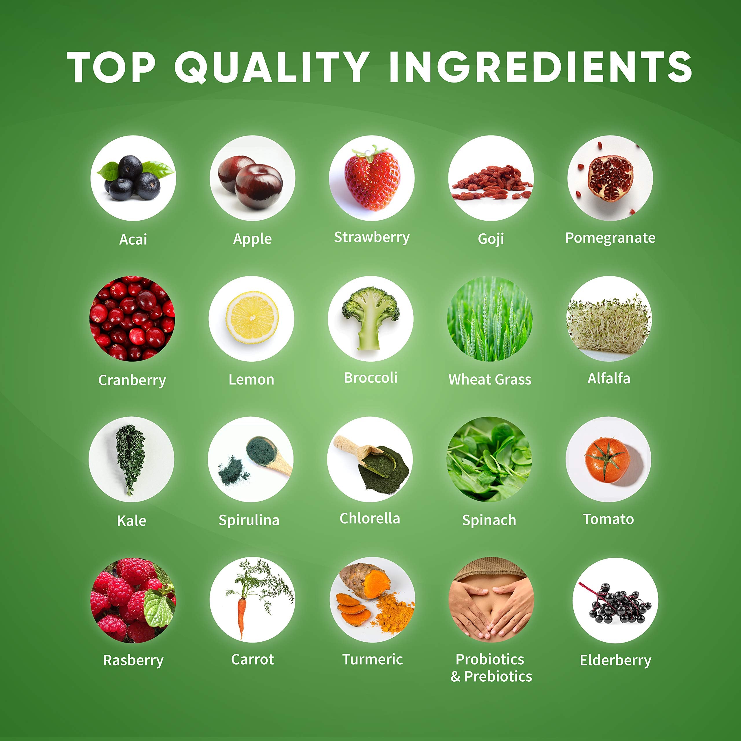Health Logics Glowing Greens packaging box conveys premium quality and USA-made manufacturing.