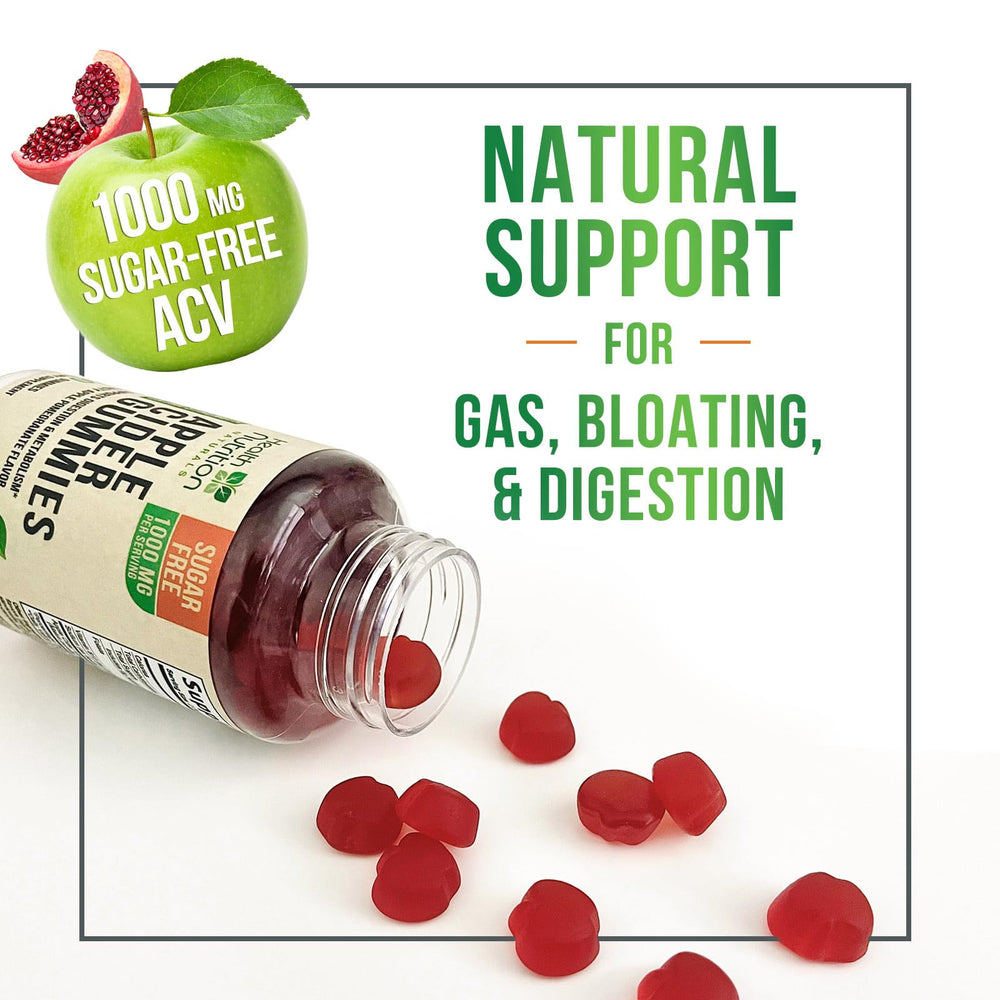 Gummy texture closeup from Health Nutrition Naturals ACV gummies